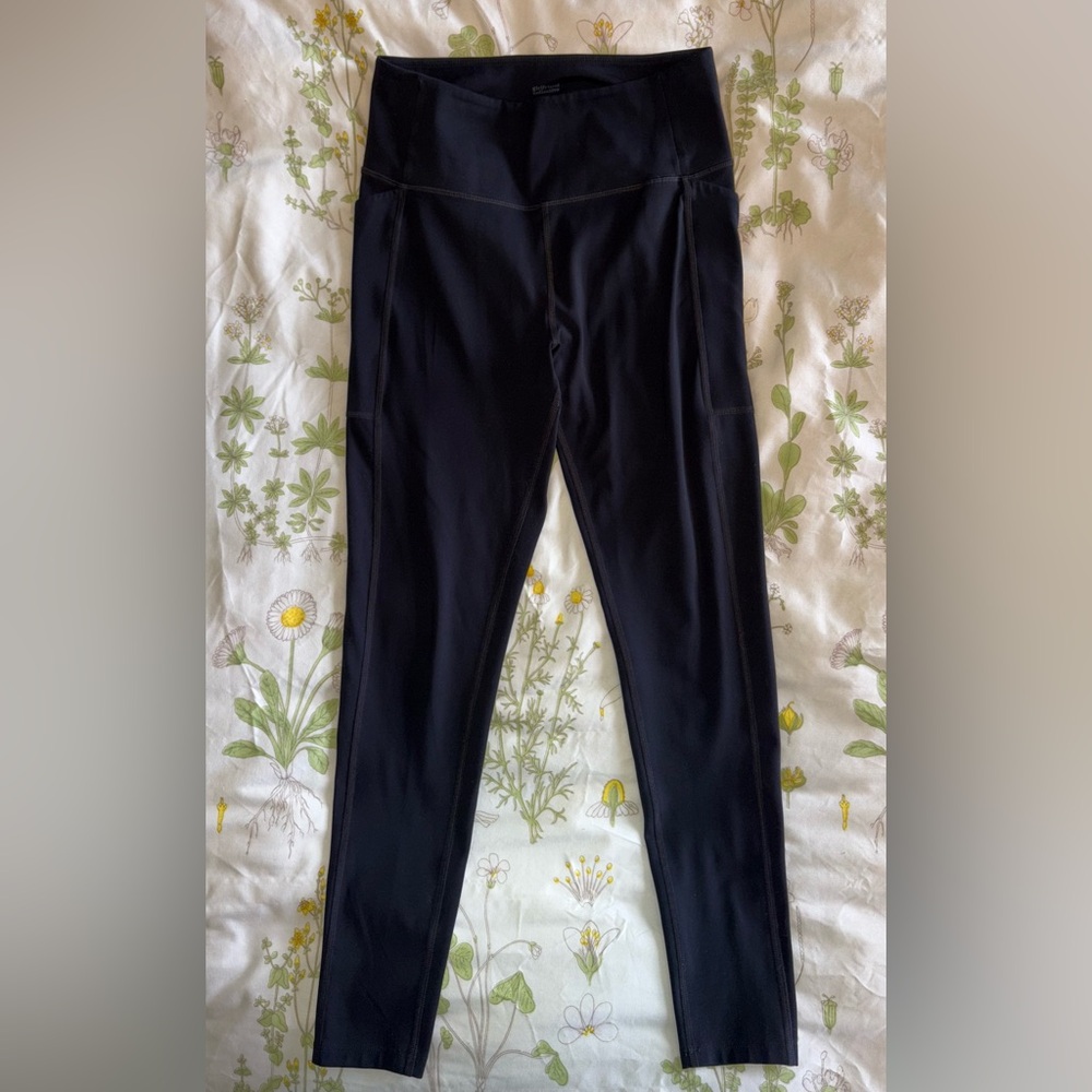 Girlfriend Collective Black Compressive Pocket Leggings